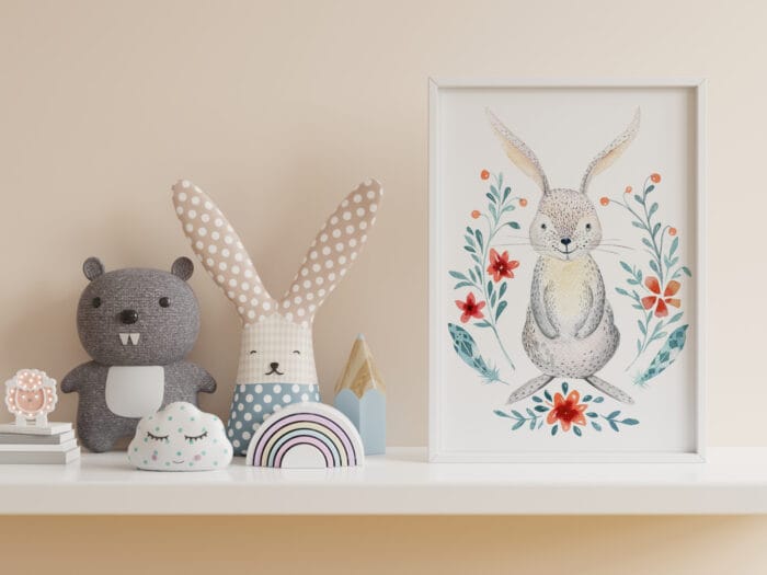 Akwarelowy Zajączek - Image 3