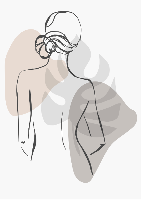 Kobieta w Subtelnych Kolorach