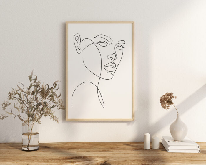 Plakat Line Art - Wzrok Kobiety - Image 4