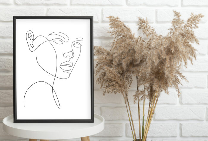 Plakat Line Art - Wzrok Kobiety - Image 3