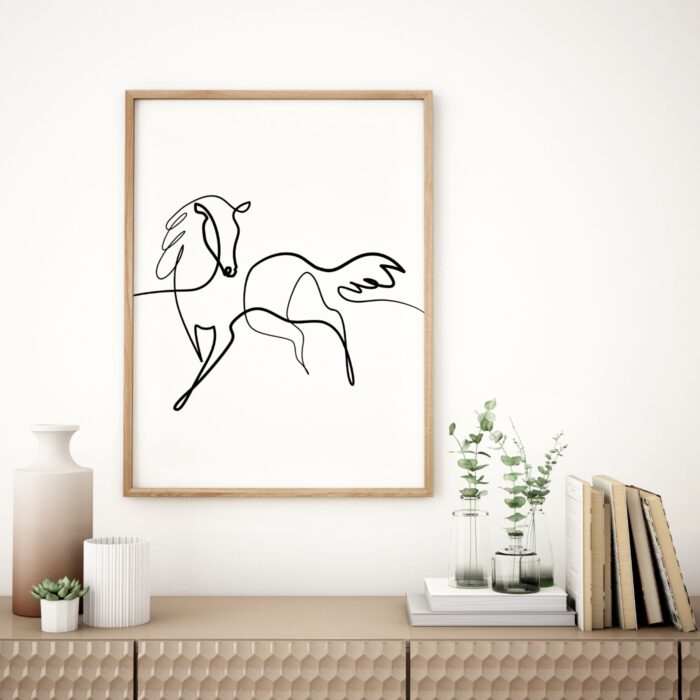 Koń Line Art - Image 4