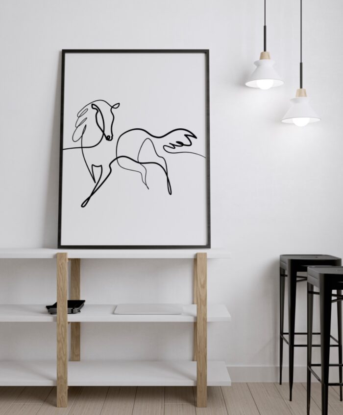 Koń Line Art - Image 3
