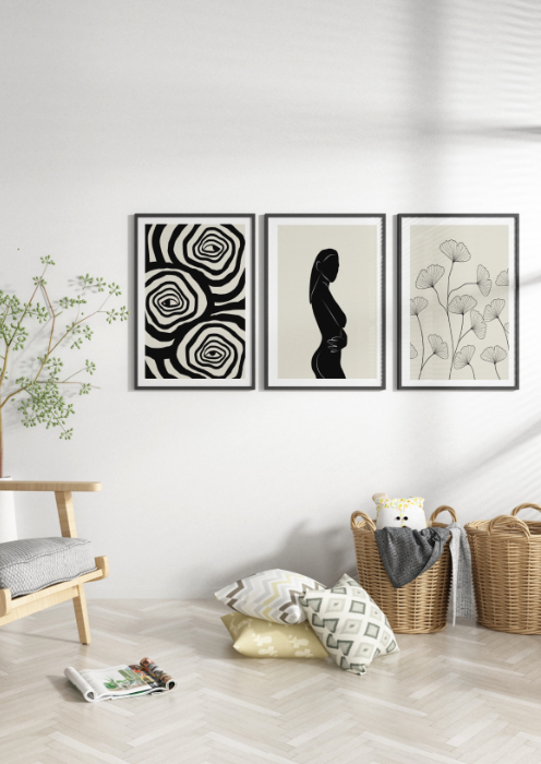 Zestaw Plakatów – Kobieta, Natura, Abstrakcja