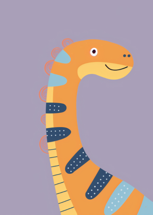 Uśmiechnięty Dinozaur