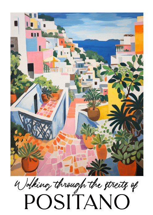 Uliczki Positano