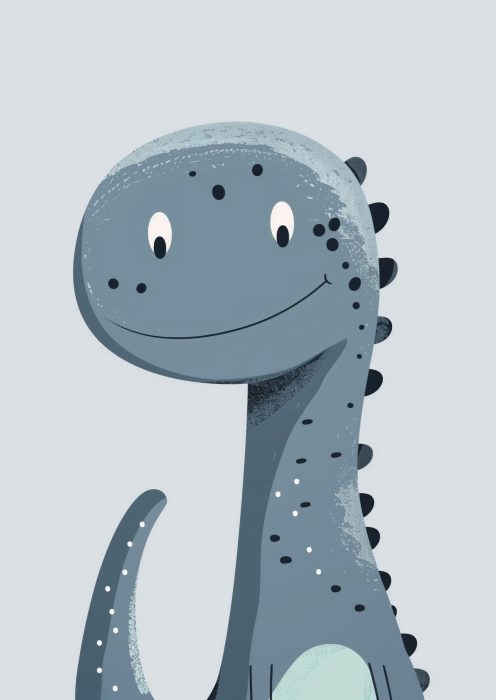 Uśmiechnięty Dinozaur